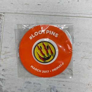 Loot Crate March 2017 Primal Smiley Pin